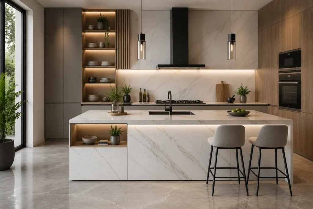 modern kitchen tile designs