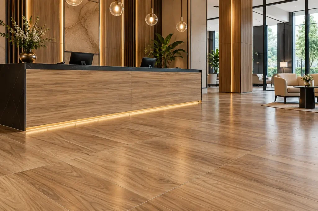 Hotel Tiles Design n Reception and Check in